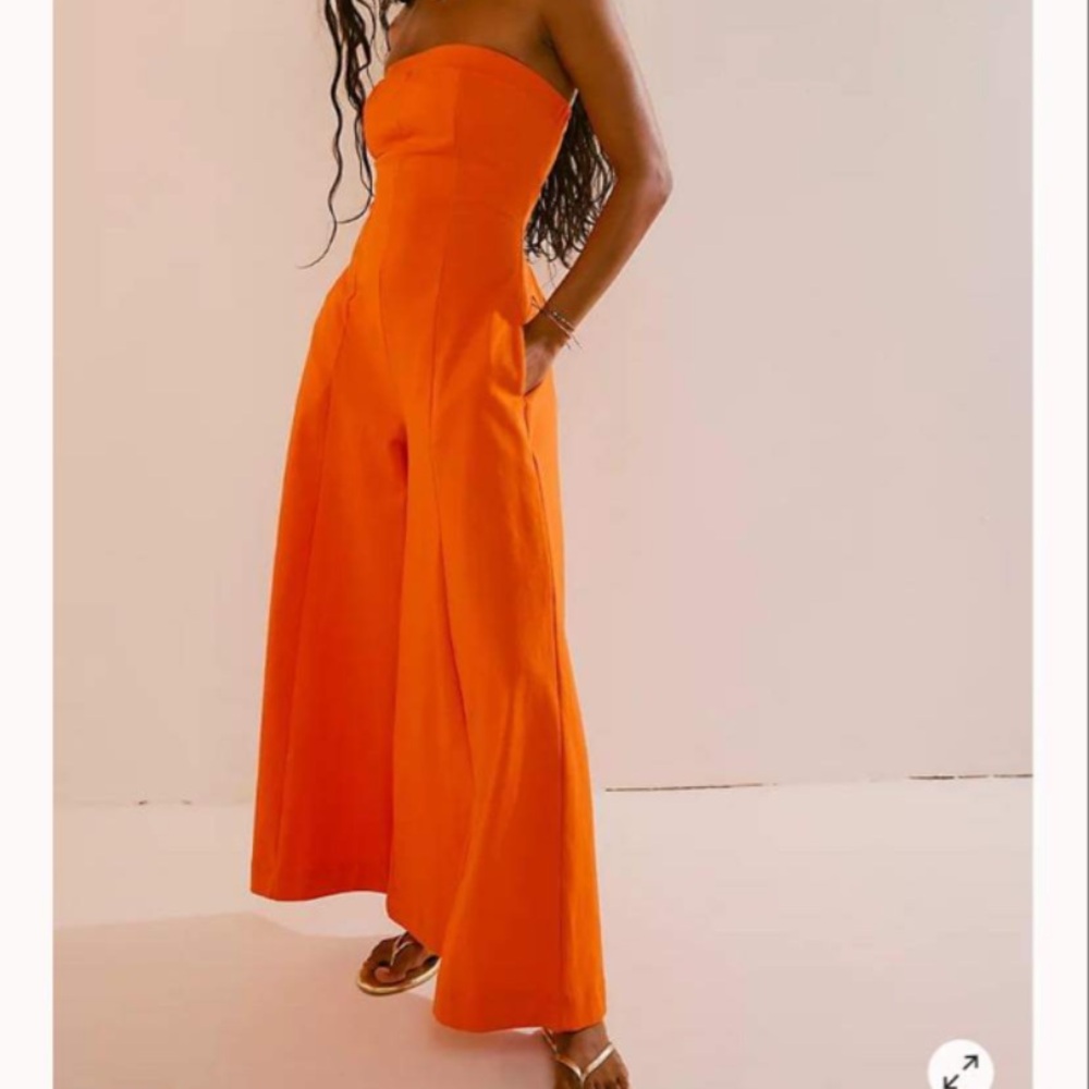 Free People | Strapless Keyhole Jumpsuit